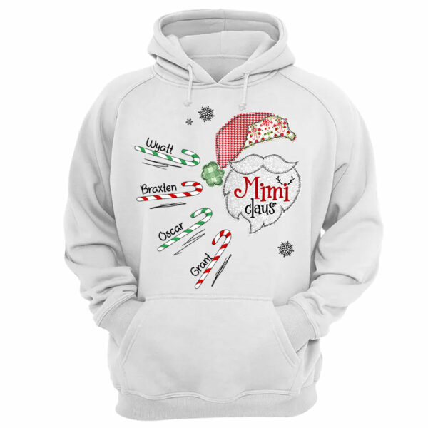 Mimi Claus Candy Cane Winter Personalized Christmas Shirt Gift - Family Best Gifts For Christmas NA04 - Image 10