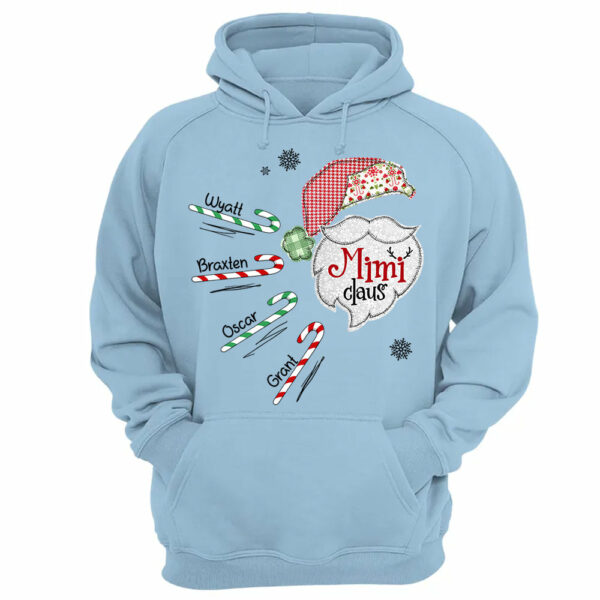 Mimi Claus Candy Cane Winter Personalized Christmas Shirt Gift - Family Best Gifts For Christmas NA04 - Image 12