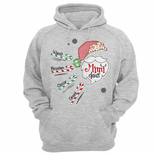 Mimi Claus Candy Cane Winter Personalized Christmas Shirt Gift - Family Best Gifts For Christmas NA04 - Image 11
