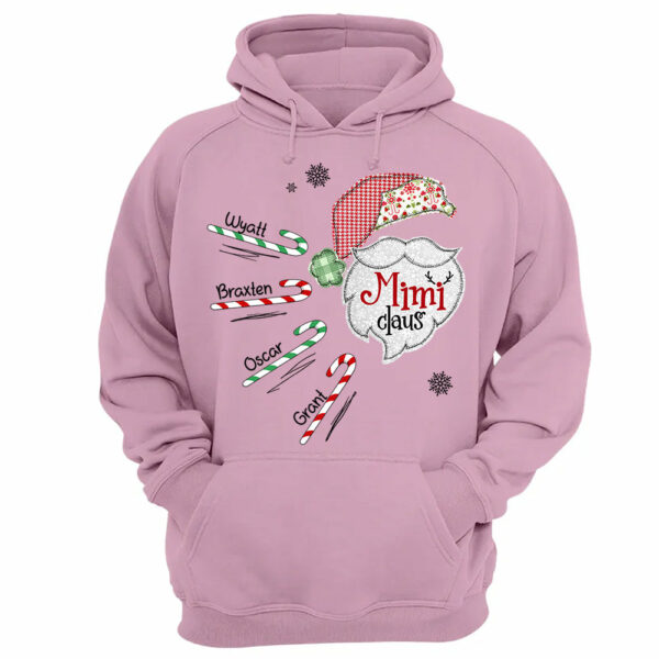Mimi Claus Candy Cane Winter Personalized Christmas Shirt Gift - Family Best Gifts For Christmas NA04 - Image 13