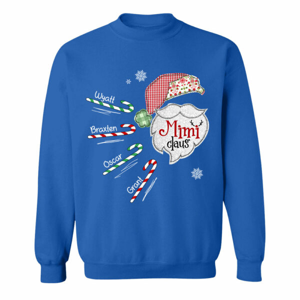 Mimi Claus Candy Cane Winter Personalized Christmas Shirt Gift - Family Best Gifts For Christmas vr2 NA04 - Image 7