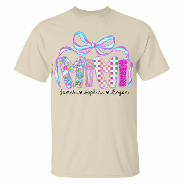 MiMi Floral, Custom Nickname & Kid Floral Shirt For Mother's Day T1807 - Image 6