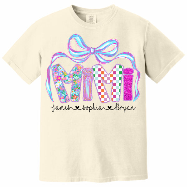 MiMi Floral, Custom Nickname & Kid Floral Shirt For Mother's Day T1807 - Image 10