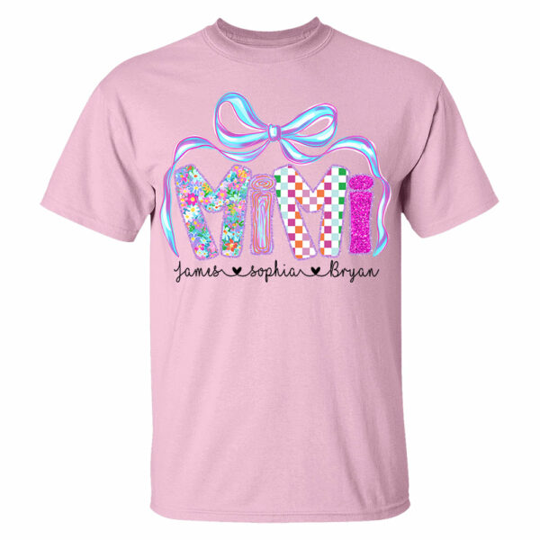 MiMi Floral, Custom Nickname & Kid Floral Shirt For Mother's Day T1807 - Image 8