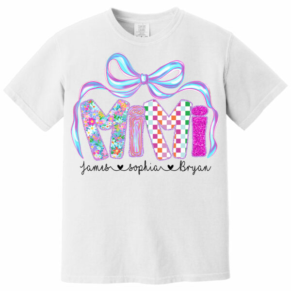 MiMi Floral, Custom Nickname & Kid Floral Shirt For Mother's Day T1807 - Image 12