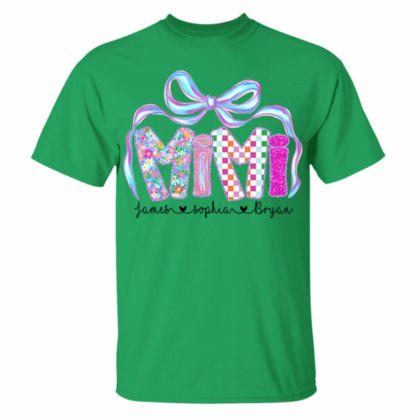 MiMi Floral, Custom Nickname & Kid Floral Shirt For Mother's Day T1807 - Image 7