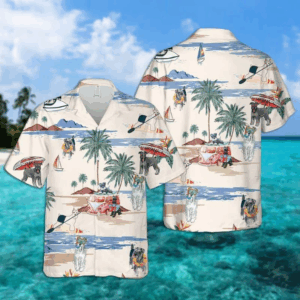 Miniature Schnauzer Summer Beach Hawaiian Shirt, Hawaiian Shirts For Men Women Short Sleeve Aloha Beach Shirt