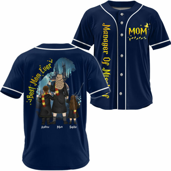 Mom Manager of Mischief, Personalized Best Mom Ever Shirt, Gift For Mom A2110 - Image 3