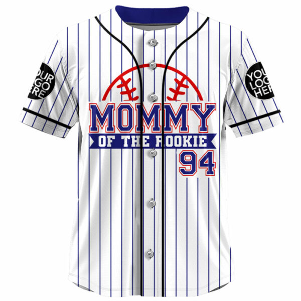 Mommy Of The Rookie, Custom Photo Baseball Game Day Baseball Jersey, Gift For Baseball Lovers A2110 - Image 5