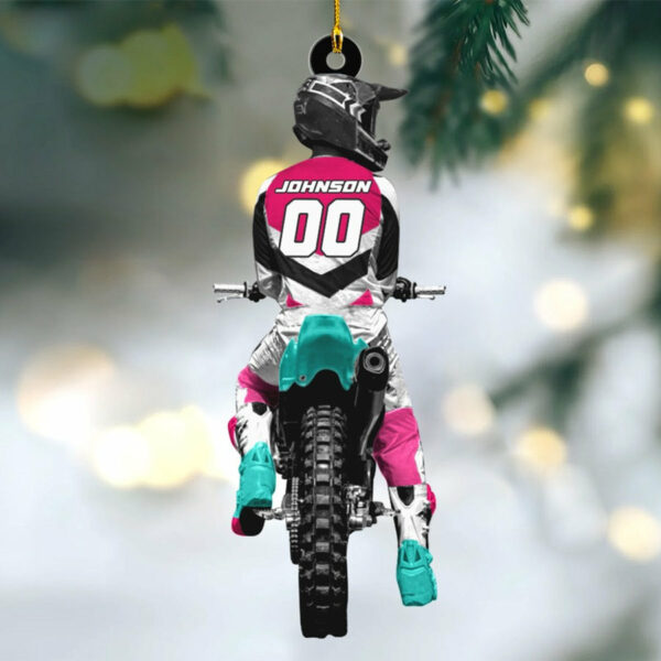 Motocross Racing Christmas Ornament Gift For Motocross Racer Gift H2511 - Image 3