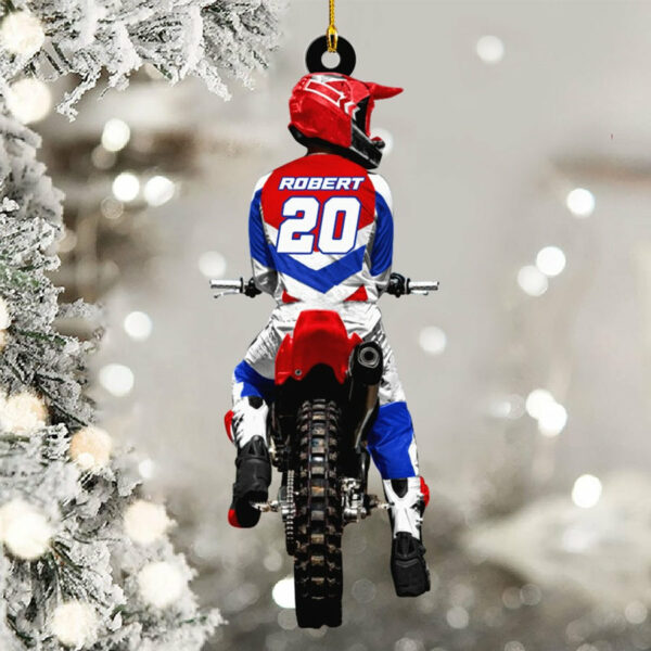 Motocross Racing Christmas Ornament Gift For Motocross Racer Gift H2511 - Image 5