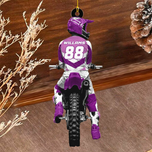 Motocross Racing Christmas Ornament Gift For Motocross Racer Gift H2511 - Image 4