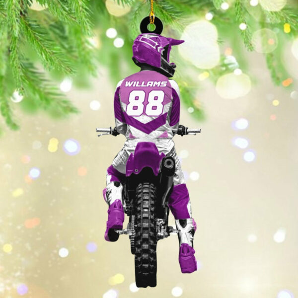 Motocross Racing Christmas Ornament Gift For Motocross Racer Gift H2511 - Image 6