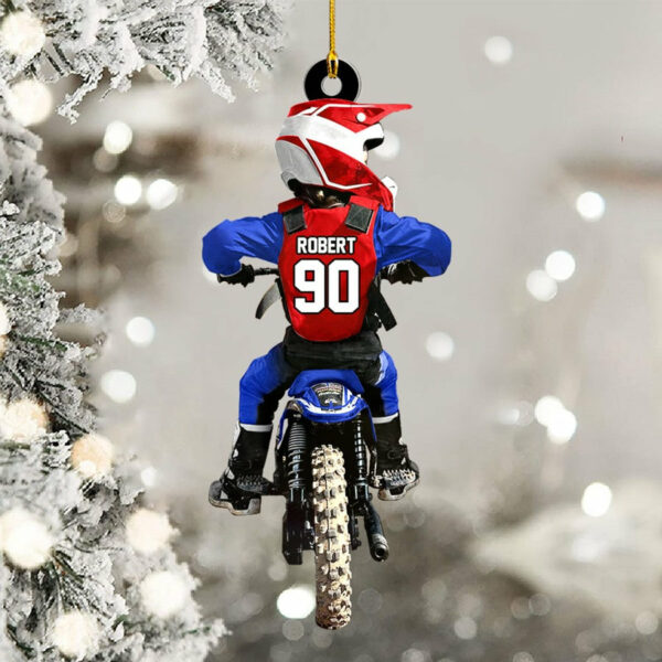 Motocross Racing For Kids Christmas Ornament Gift For Your Son Daughter Motocross Racer Gift H2511