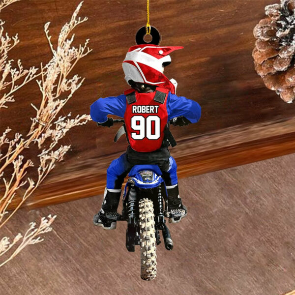 Motocross Racing For Kids Christmas Ornament Gift For Your Son Daughter Motocross Racer Gift H2511 - Image 2