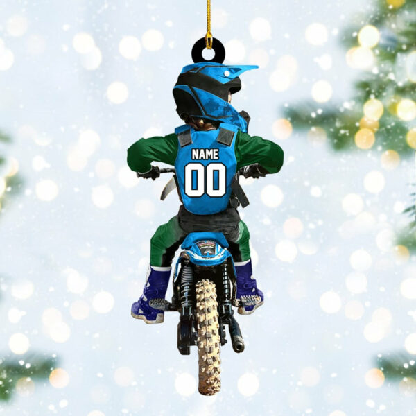 Motocross Racing For Kids Christmas Ornament Gift For Your Son Daughter Motocross Racer Gift H2511 - Image 4