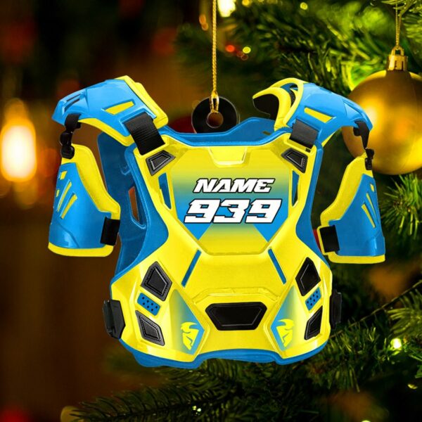 Motocross Youth Guardian Chest Protector Custom Ornament Gift For Motocross Rider H2511 - Image 4