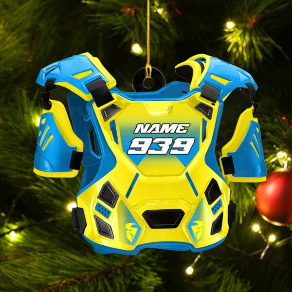 Motocross Youth Guardian Chest Protector Custom Ornament Gift For Motocross Rider H2511 - Image 7