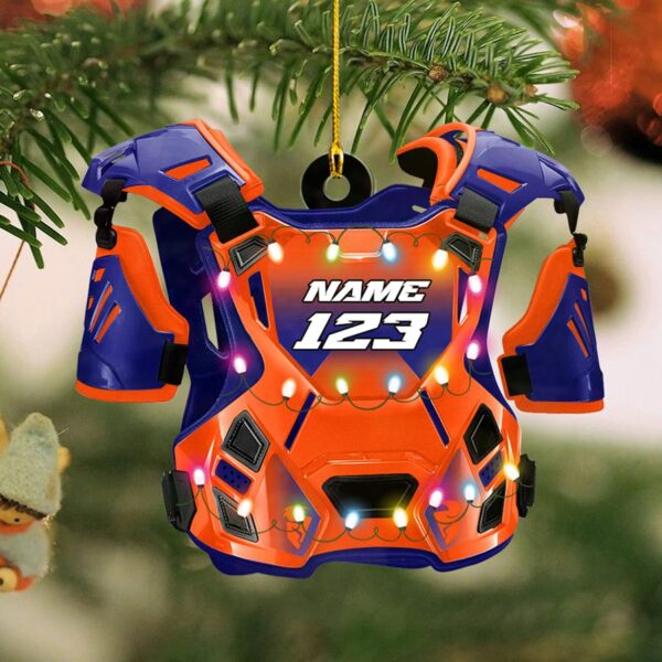 Motocross Youth Guardian Chest Protector Custom Ornament Gift For Motocross Rider H2511 - Image 6