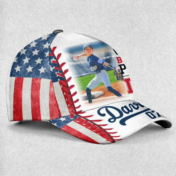 My Favorite Player Calls Me Mom - Personalized Classic Cap - Image 3