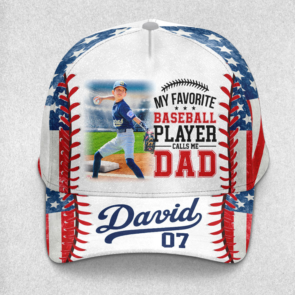 My Favorite Player Calls Me Mom - Personalized Classic Cap