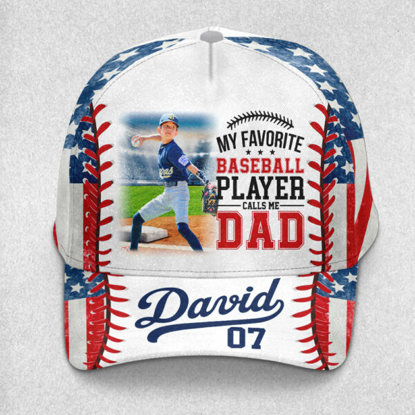 My Favorite Player Calls Me Mom - Personalized Classic Cap