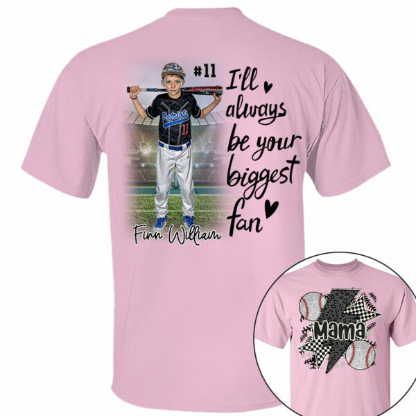 My Heart is on that Field Retro Checkered - Personalized Shirt For Mom, Family Member - Image 4