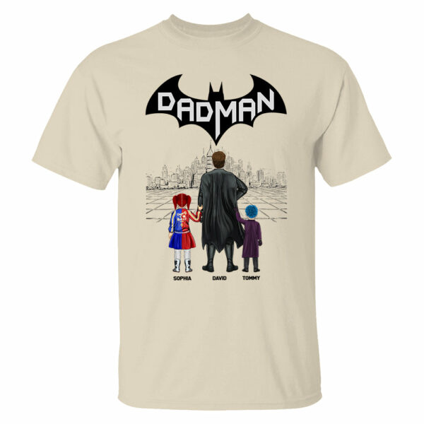 My Superhero Dadman, Gift For Father's Day, Personalized Shirt T1807 - Image 3