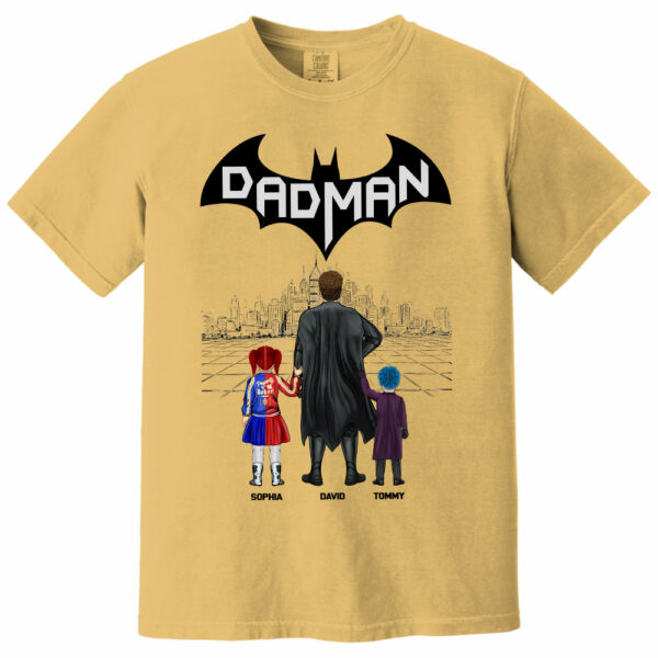 My Superhero Dadman, Gift For Father's Day, Personalized Shirt T1807 - Image 11