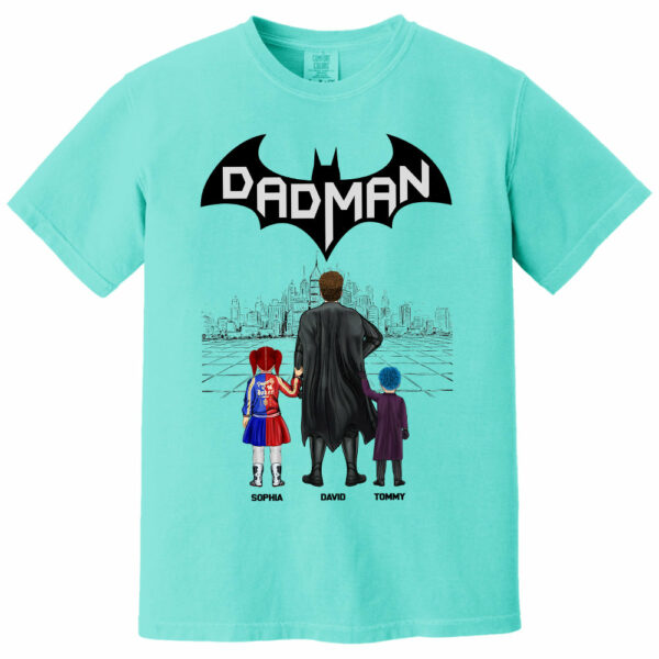 My Superhero Dadman, Gift For Father's Day, Personalized Shirt T1807 - Image 12