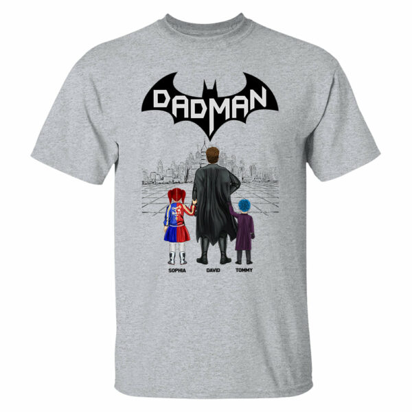 My Superhero Dadman, Gift For Father's Day, Personalized Shirt T1807 - Image 5