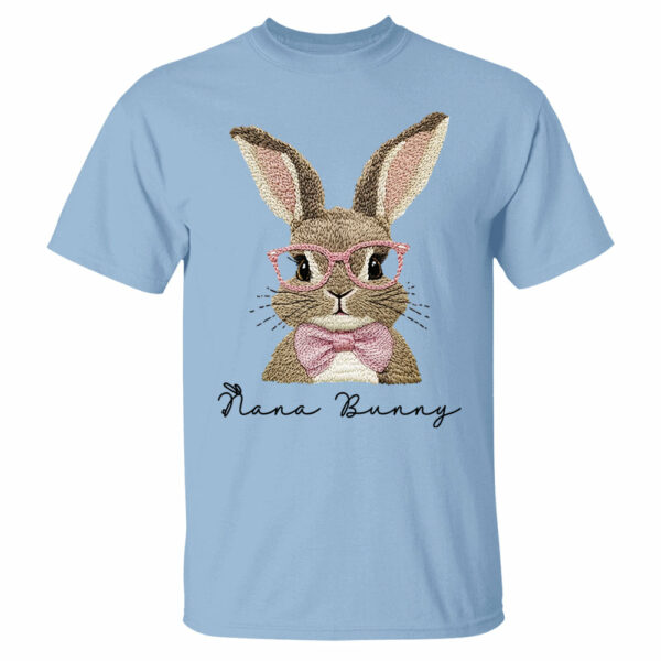 Nana Bunny Shirt - Custom Nickname For Grandma Gigi Mimi - Easter Bunny Personalized Shirt NA04 - Image 10