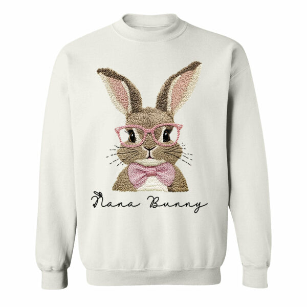 Nana Bunny Shirt - Custom Nickname For Grandma Gigi Mimi - Easter Bunny Personalized Shirt NA04 - Image 12
