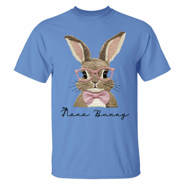 Nana Bunny Shirt - Custom Nickname For Grandma Gigi Mimi - Easter Bunny Personalized Shirt NA04 - Image 11