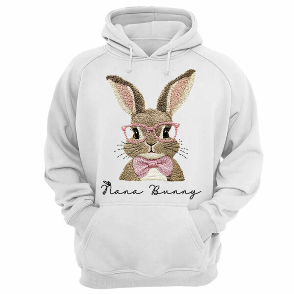Nana Bunny Shirt - Custom Nickname For Grandma Gigi Mimi - Easter Bunny Personalized Shirt NA04 - Image 5