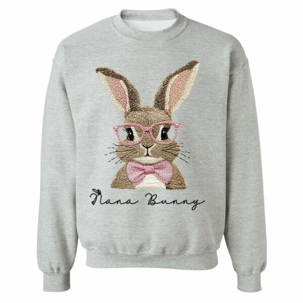 Nana Bunny Shirt - Custom Nickname For Grandma Gigi Mimi - Easter Bunny Personalized Shirt NA04 - Image 14