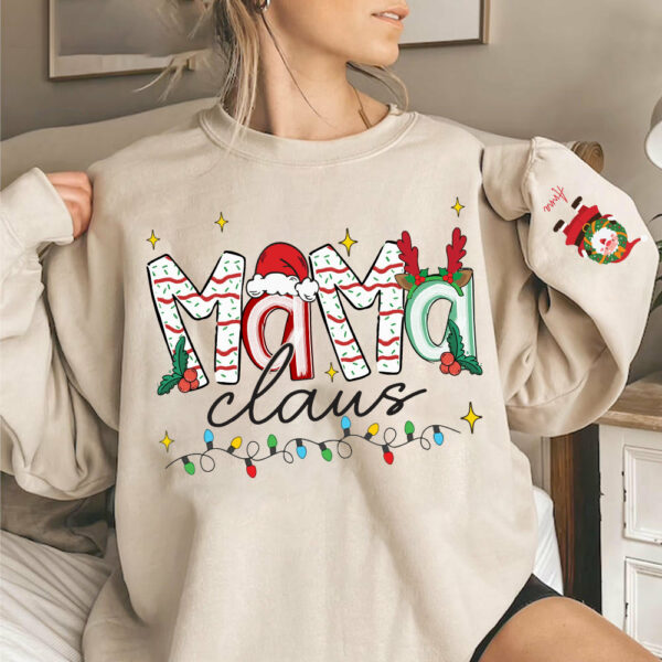 Nana Claus - Custom Sweatshirt For Grandma Nana Mom - Best Family Gifts NA04