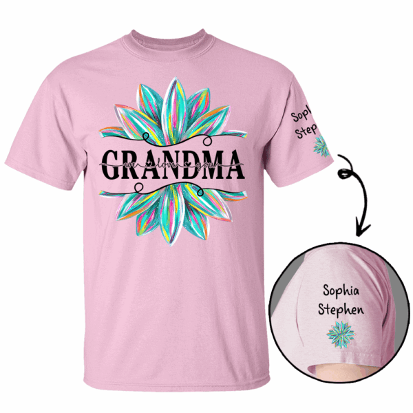 Nana We Love You - Personalized Shirt - Image 6