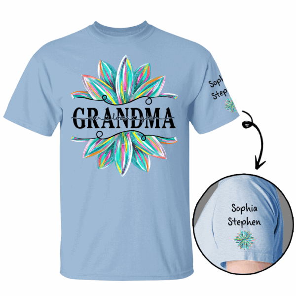 Nana We Love You - Personalized Shirt - Image 2