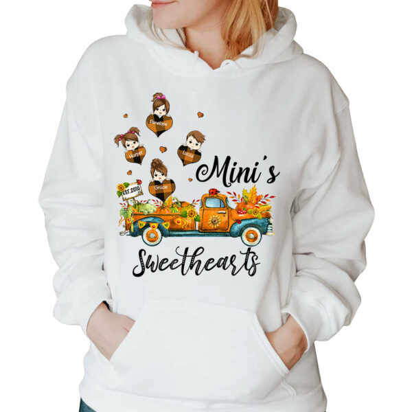 Nana's Sweethearts Autumn Personalized Shirt For Grandmas - Image 4