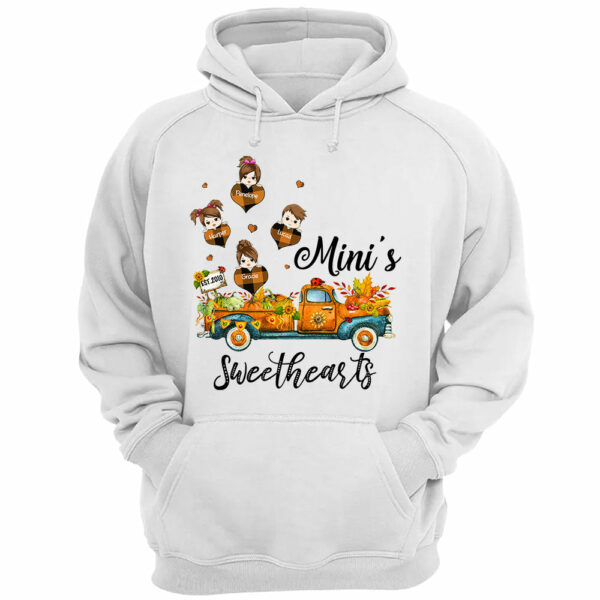 Nana's Sweethearts Autumn Personalized Shirt For Grandmas - Image 3