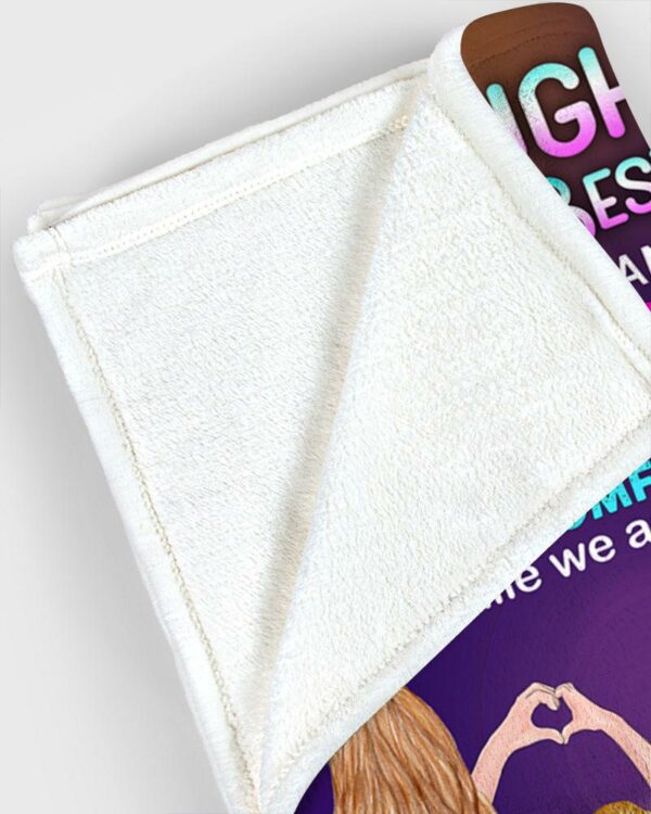 Never Give Up The Beautiful Dream That You Have Side By Side Custom Blanket Gift For Daughter - Image 4