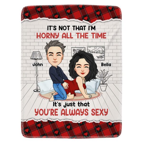 No Place I'd Rather Be Than By Your Side - Couple Personalized Custom Blanket - Christmas Gift For Husband Wife, Anniversary - Image 4