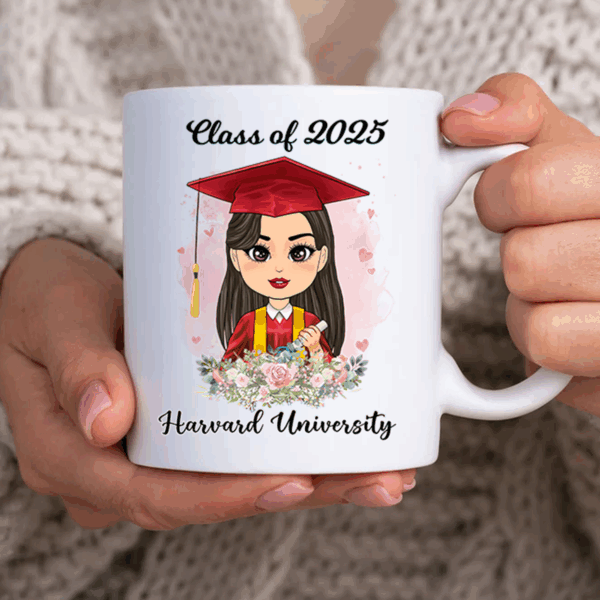 Nothing Can Stop Me Class Of 2025 Personalized Mug Graduation Gift K1702 - Image 3