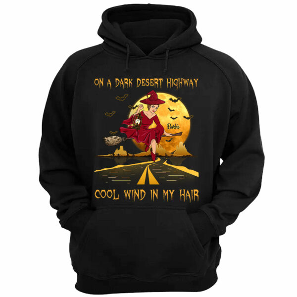 On A Dark Desert Highway Cool Wind In My Hair Personalized Shirt - Image 3