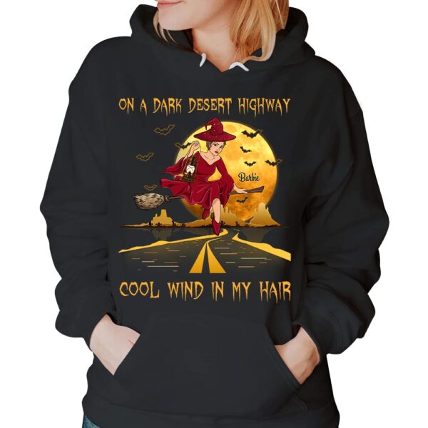 On A Dark Desert Highway Cool Wind In My Hair Personalized Shirt - Image 4