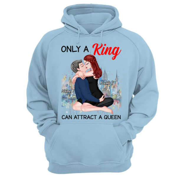 Only A King Can Attract A Queen - Personalized Shirt For Couple - Image 13