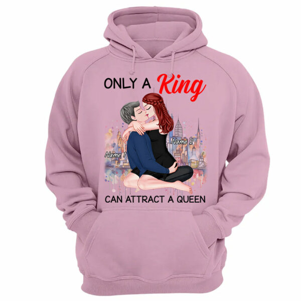 Only A King Can Attract A Queen - Personalized Shirt For Couple - Image 12