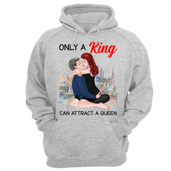Only A King Can Attract A Queen - Personalized Shirt For Couple - Image 11