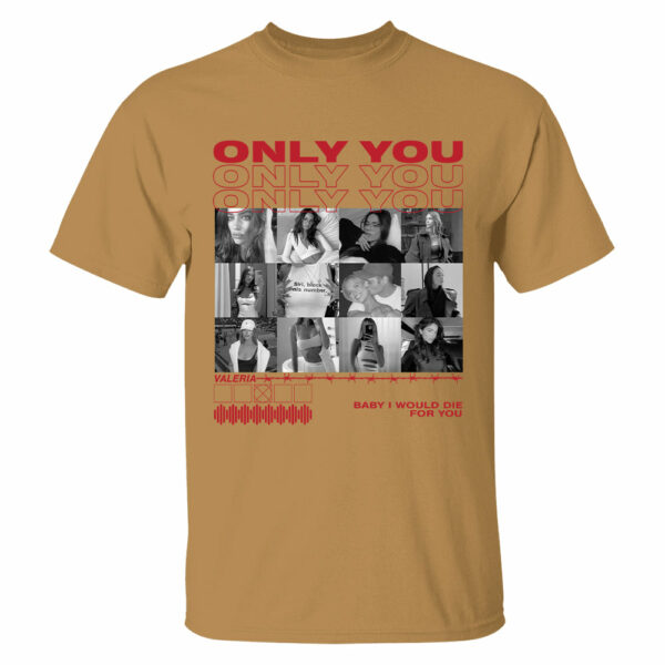 Only You Shirt, Only You Photo Shirt, Girlfriend Collage T-Shirt, Girlfriend Tshirt Only You, Valentines Custom Photo Shirt, Boyfriend Shirt Custom Photo Shirt - Image 9